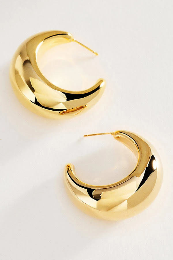 accessory Anthropologie Chunky Mini Hoop Earrings Anthropologie $32.95