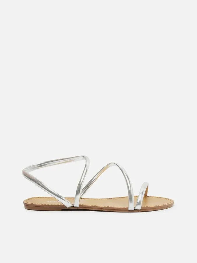 shoes Arezzo Women's Mikayla Round Toe Flat Sandals Arezzo USA $79