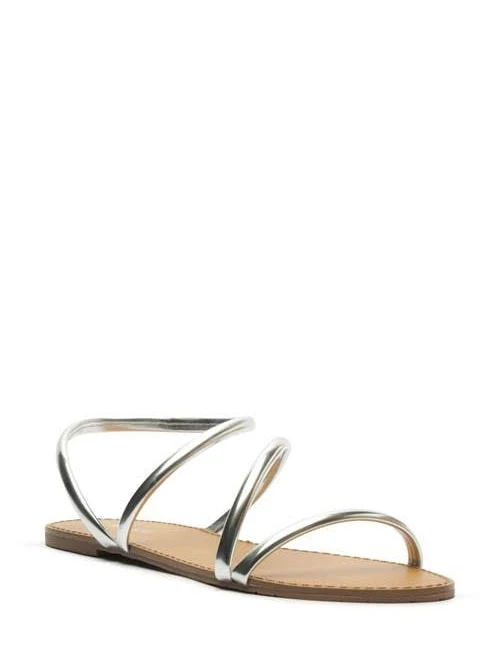 shoes Arezzo Women's Mikayla Round Toe Flat Sandals Nordstrom $79