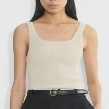 inner top Aritzia Tops Aritzia Babaton Cropped Sculpt Knit Squareneck Tank Aritzia $19.99