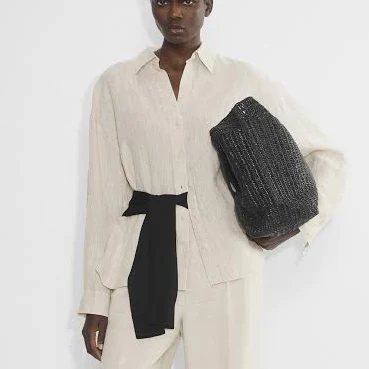 matching set Aritzia Women's Babaton Archive Linen Shirt Aritzia $98