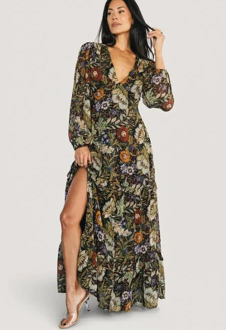 dress Baltic Born Women's Bowman Deep V Maxi Dress Baltic Born $106