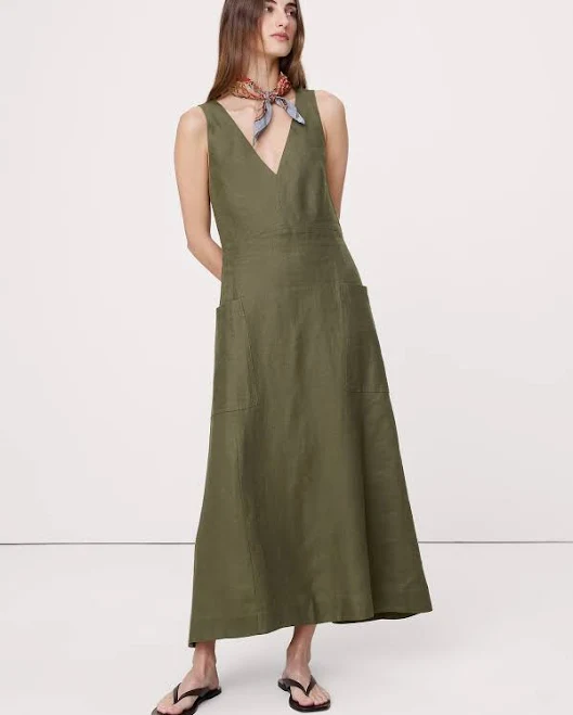 dress Banana Republic Women's Linen Pocket Maxi Dress Banana Republic $198