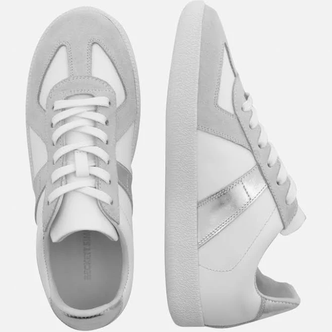 shoes Beckett Simonon Morgen Metallic Leather & Suede Sneakers Beckett Simonon $179