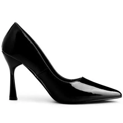 shoes Blissful Step Women's Pointed Toe Stiletto Faux Leather Pumps Target $44.79