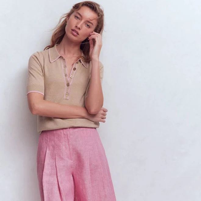 shorts Boden Women's Highbury Pleated Linen Shorts Boden $140