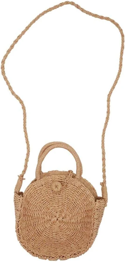 bag Boho Chic Straw Circle Crossbody Bag Etsy - Seller $39.99