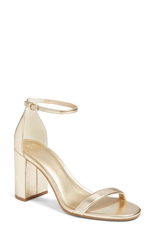 shoes BP. Livia Ankle Strap Sandal in Gold Light Metallic at Nordstrom, Size 6.5 Nordstrom $29.98