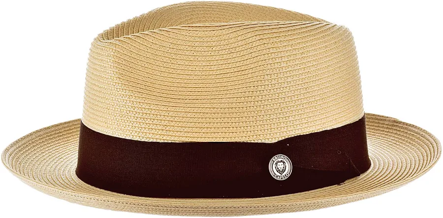 accessory Bruno Capelo Francesco Straw Fedora Levine Hat Co. $77.1