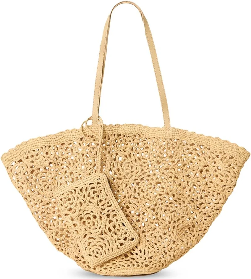 bag BTB Los Angeles Lacera Raffia Tote Bloomingdale's $201