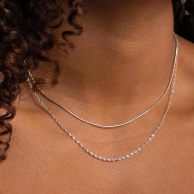 accessory Caitlyn Minimalist Duo Twist Chain Necklace Etsy - CaitlynMinimalist $33.75