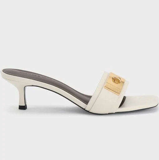 shoes Charles & Keith Aelin Kitten-Heel Mules charleskeith.com $79