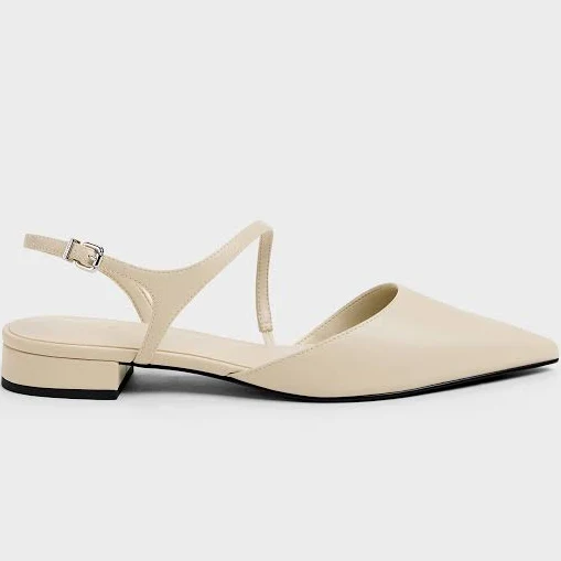 shoes Charles & Keith Cordelia Pointed Slingback Flats charleskeith.com $76