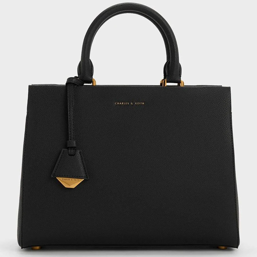 bag Charles & Keith Mirabelle Structured Top Handle Bag charleskeith.com $136