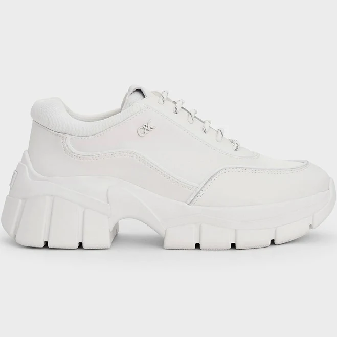 shoes Charles & Keith Yunna Chunky Leather Sneakers charleskeith.com $156