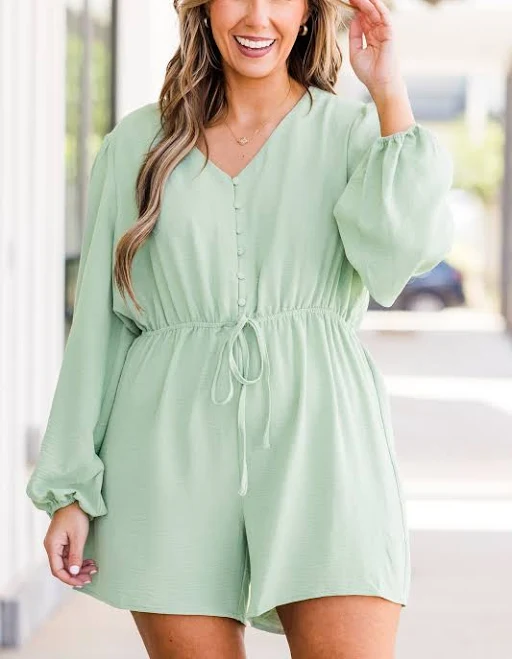 romper Chic Soul Women's Entering A New Chapter Romper Chic Soul $28
