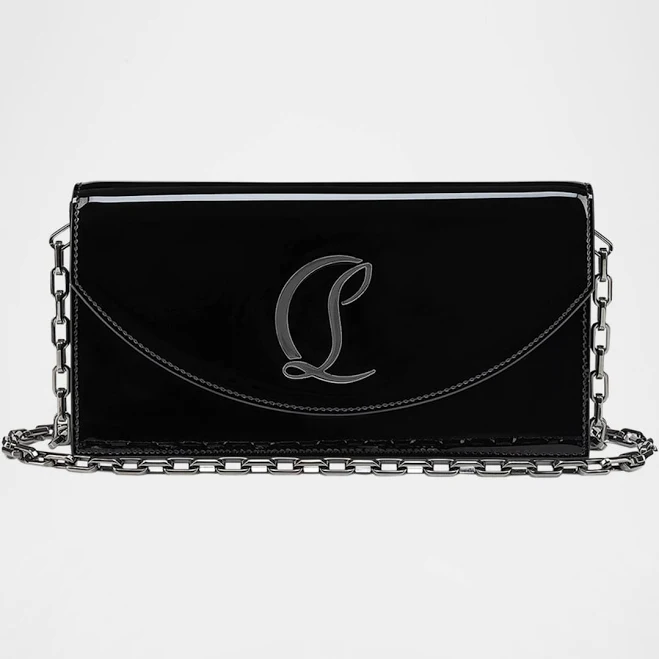bag Christian Louboutin Women's Loubi54 Patent Calf Leather Clutch Neiman Marcus $1390