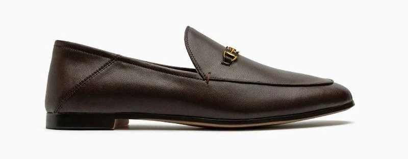 shoes Classic Metal Buckle Leather Loafers LarosaStyle $100