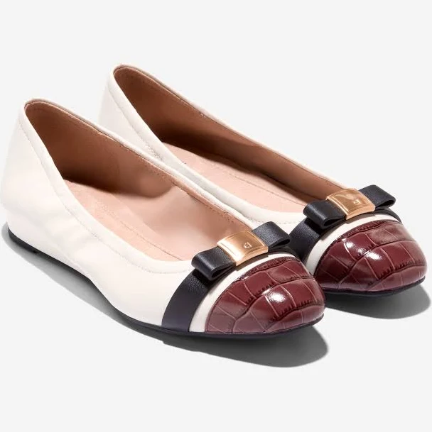 shoes Cole Haan Women's Go-To Tova Bow Ballet Flats Cole Haan $83.97