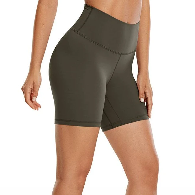 biker shorts CRZ YOGA Women's Brushed Nakedfeel Origin Shorts 6 shop.crzyoga.com $10
