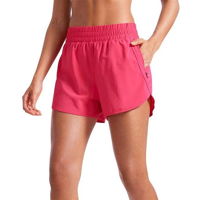 shorts CRZ YOGA Women's Running High Waisted Mesh Lined Shorts 3 crz yoga $28