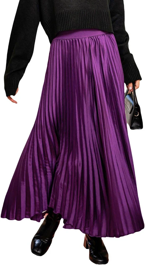 maxi skirt Cupshe Women's Pleated Maxi Skirt Macy's $37.59