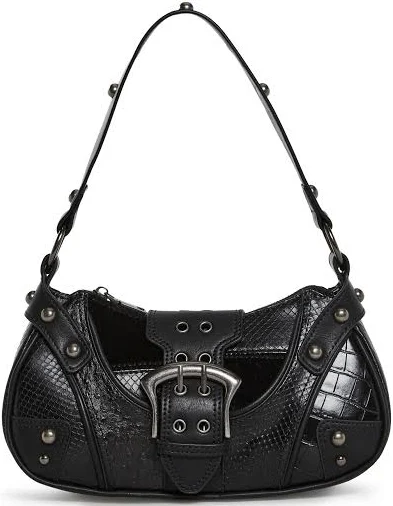 bag Current Mood Savage Ways Shoulder Bag - Black - BLACK / ONE SIZE Dolls Kill $48.3