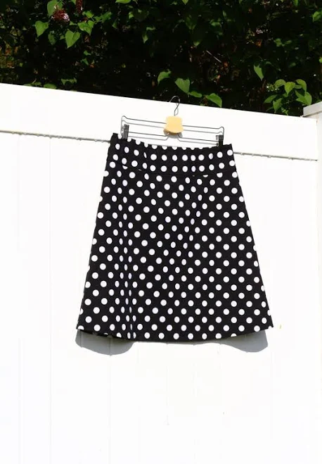 polka dots outfits Custom Made A-Line Polka Dot Skirt Etsy - Seller $58