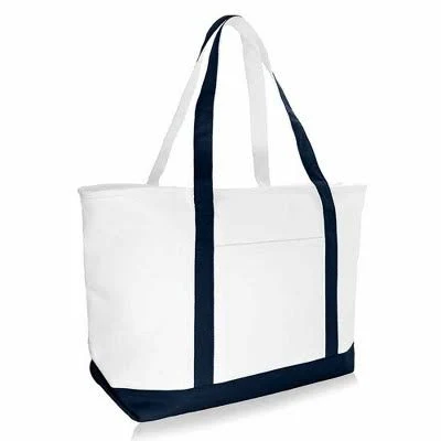 bag Dalix 23" Premium 24 oz. Cotton Canvas Shopping Tote Bag Target $19.95