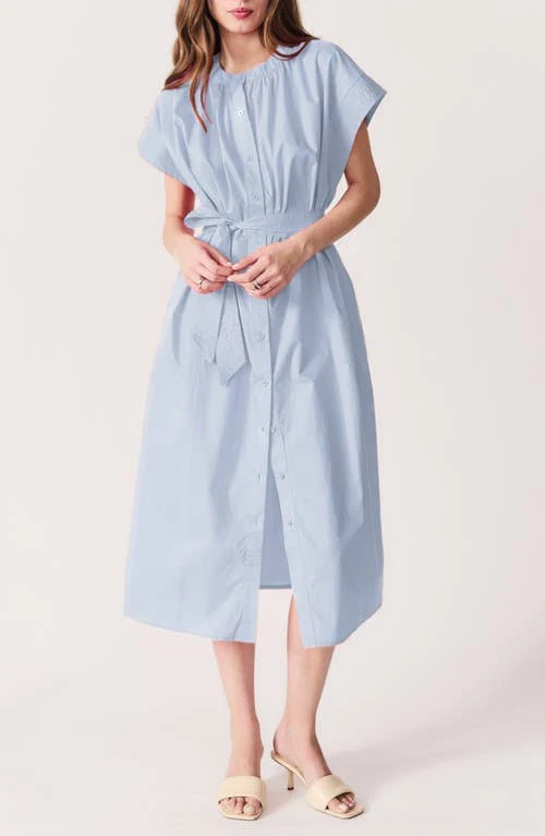 dress DELUC Women's Cancela Cap Sleeve Cotton Poplin Shirtdress Nordstrom $98