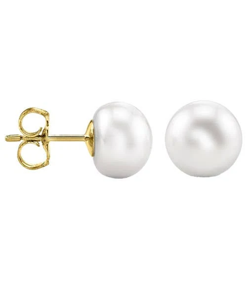 accessory Donatello Gian 14K Yellow Gold Pearl Earrings Nordstrom $38.99