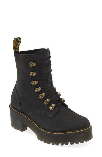 shoes Dr. Martens Women's Leona Platform Combat Boots Nordstrom Rack $109.97