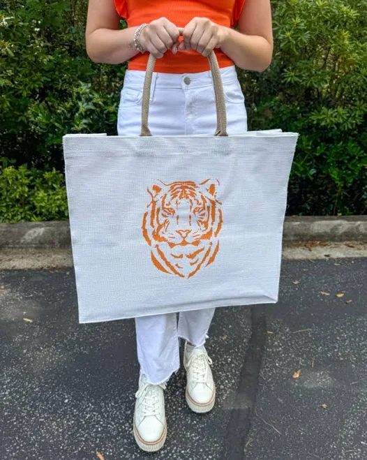 bag Easy Tiger Carryall Tote True Orange Boutique $28