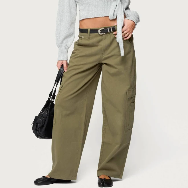 cargo pants Edikted Women's Jadah Low Rise Baggy Cargo Pants edikted $21.6