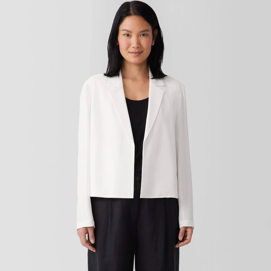 outerwear Eileen Fisher Women's Silk Blazer Eileen Fisher $231.2