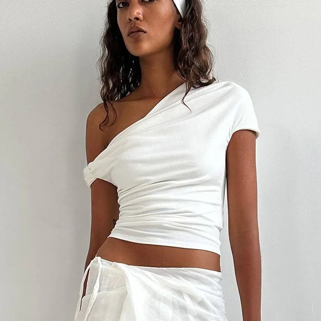 one shoulder top Elemental Ida Top ParisGeorgia $111.35