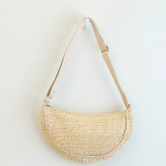 bag Elena Straw Woven Crossbody Bag Elena Handbags $38
