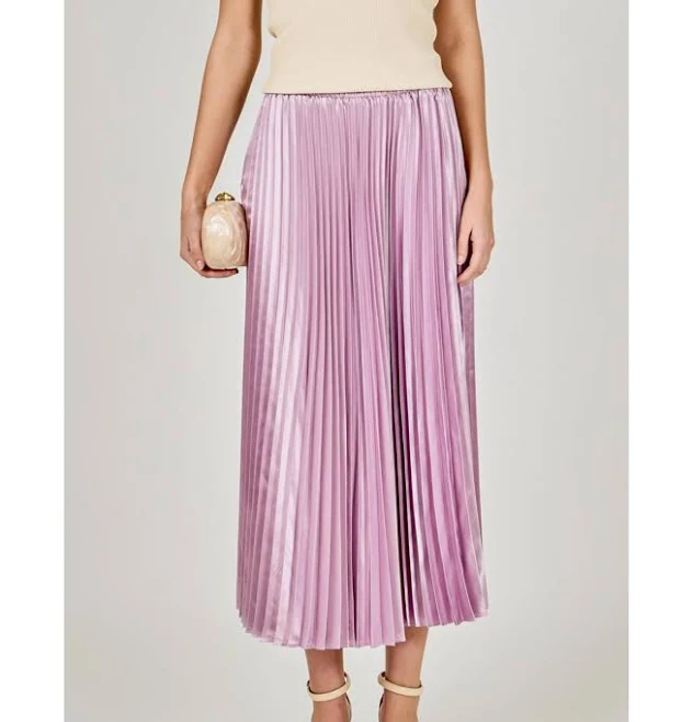 bottom Endless Rose Women's Sunburst Pleated Skirt Macy's $80