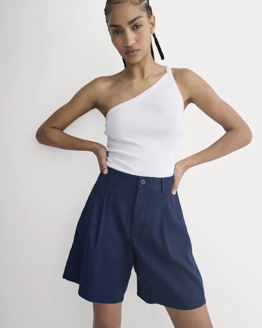shorts Everlane Tailored A-Line Linen Shorts Everlane $118