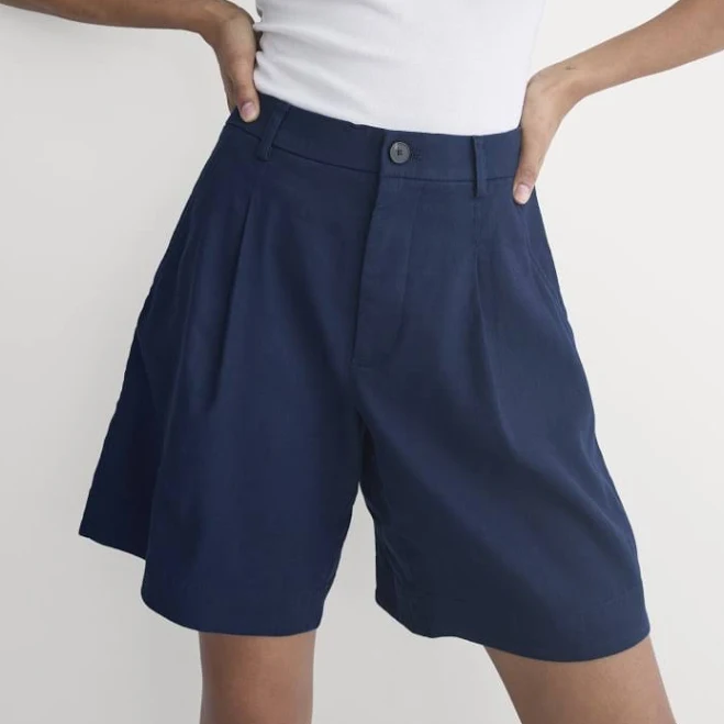 bottom Everlane Tailored A-Line Linen Shorts Everlane $118
