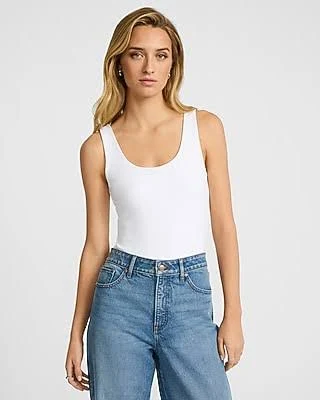 bodysuit Express Women's Bodycon High Compression Scoop Neck Bodysuit Express $48