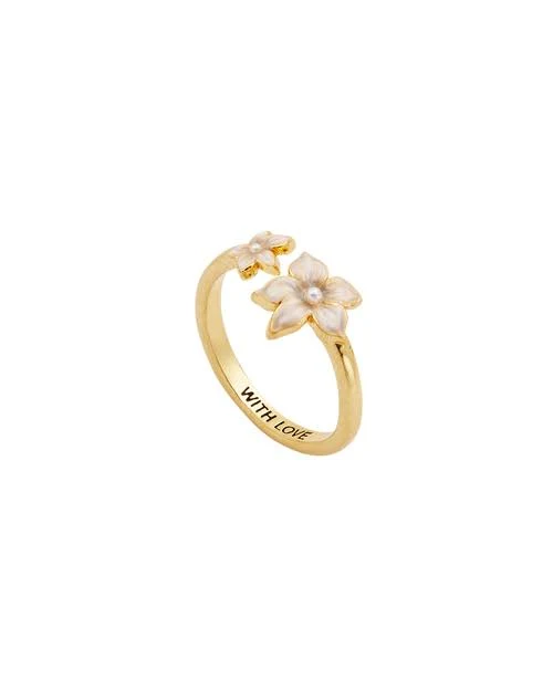 accessory Fable England Jasmine & Pearl Gold Ring Nordstrom $52