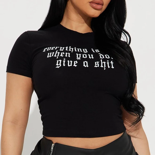 top Fashion Nova Baby Tee Fashion Nova $13.99