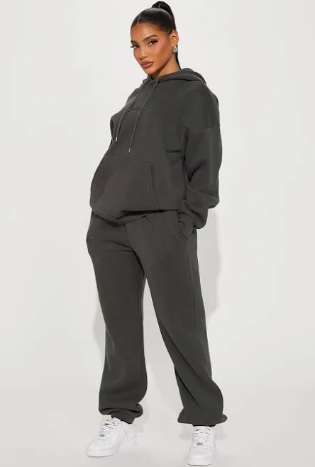 matching set Fashion Nova Long Sleeve Fleece Hoodie Jogger Pant Set Fashion Nova $27.5