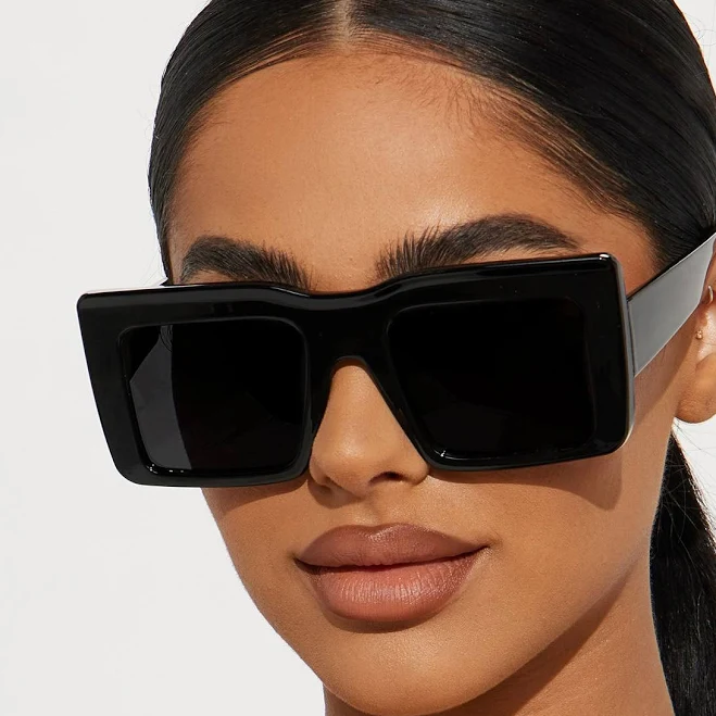accessory Fashion Nova Women's Chunky Flat Top Sunglasses Fashion Nova $5.5