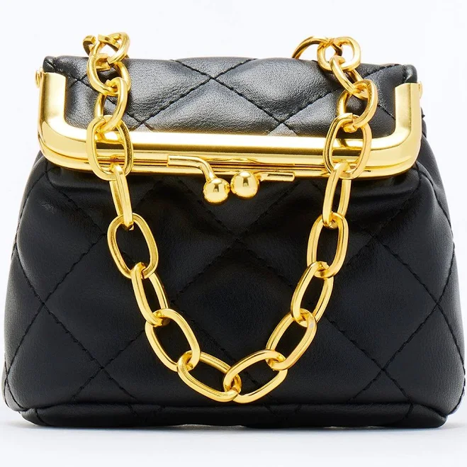 bag Fashion Nova Women's Keep The Change Mini Quilted Faux Leather Bag Fashion Nova $8.2