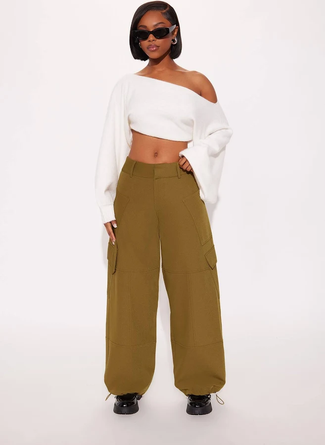 pants Fashion Nova Women's Vera Twill Cargo Jogger Pants Fashion Nova $8.98