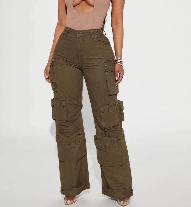wide leg pants Fashion Nova Women's Weekender Wide Leg Cargo Pants Fashion Nova $27.5