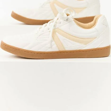 shoes Faux Leather Lace Up Low Top Sneakers Lime Lush $29.95