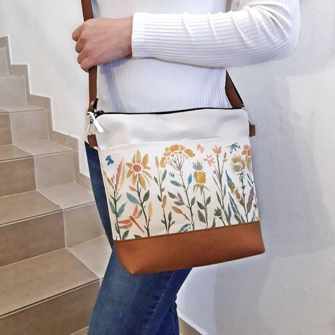 bag Floral Canvas Hobo Purse Etsy - DiahoBag $63